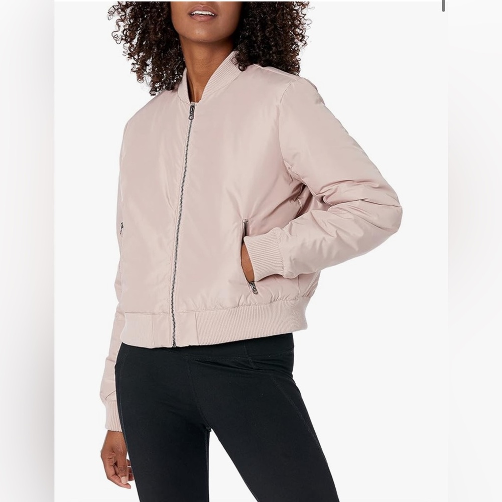 Core 10 cropped bomber jacket
